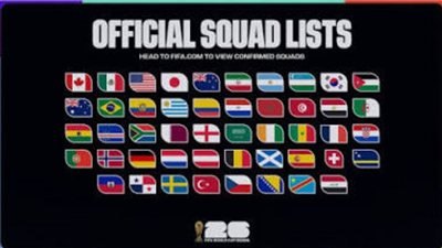 فيفا يعلن القوائم النهائية لكأس العالم 2026 بمشاركة 1248 لاعبًا