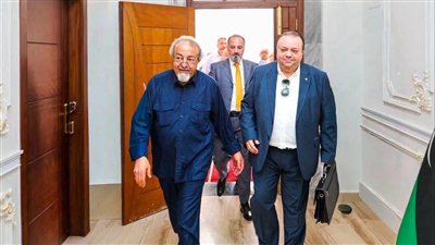 رئيس جهاز المخابرات الليبية يستقبل بمكتبه في العاصمة طرابلس جوزيف بوجيا رئيس جهاز المخابرات المالطية