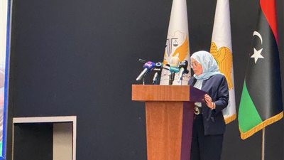 انتصار عبود، وزيرة شؤون المرأة الليبية    