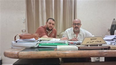 السيناريست محمد شريف والمنتج علاء الزير    