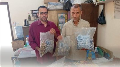 ضبط 3 أطنان و100 كجم من السلع الغذائية مجهولة المصدر في الغربية