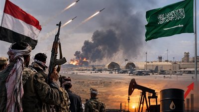 الحوثيون يشنون هجومًا جديدًا بالصواريخ والمسيّرات على قاعدة جوية سعودية
