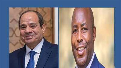 السيسي يبحث مع رئيس بوروندي تعزيز التعاون وملف مياه النيل