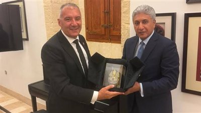  وزير السياحة المصرى والوزير المالطى    
