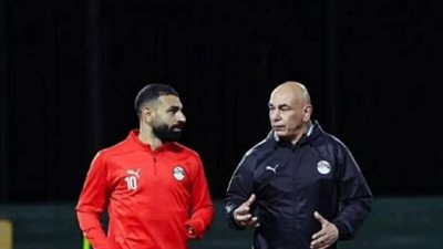حسام حسن ومحمد صلاح     