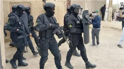 توقيف عشر أشخاص في المغرب ضمن عملية لمكافحة الإرهاب .